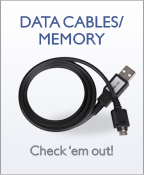 Wireless Accessories - Data Cables/Memory